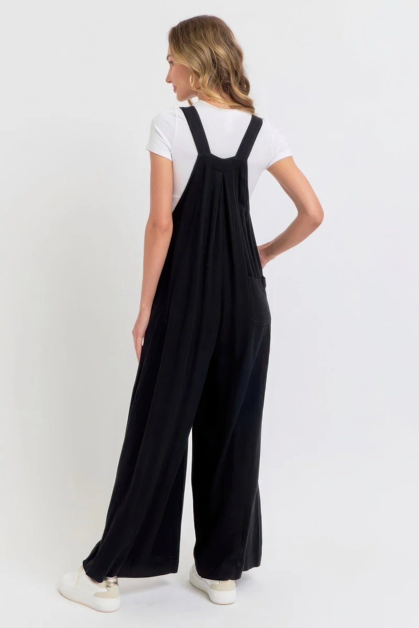 Adjustable Strap Wide Leg Overall