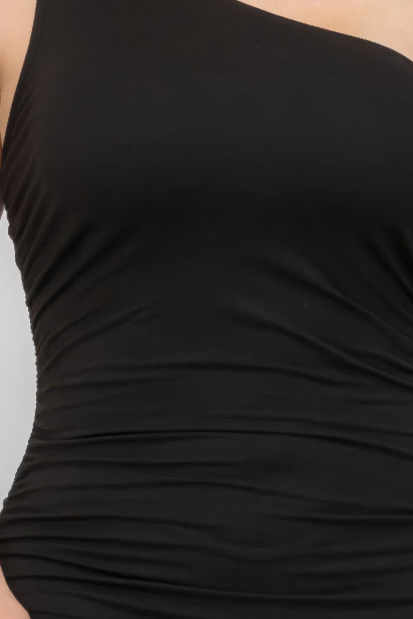 Plus Size One Shoulder Cutout Bodycon Dress
