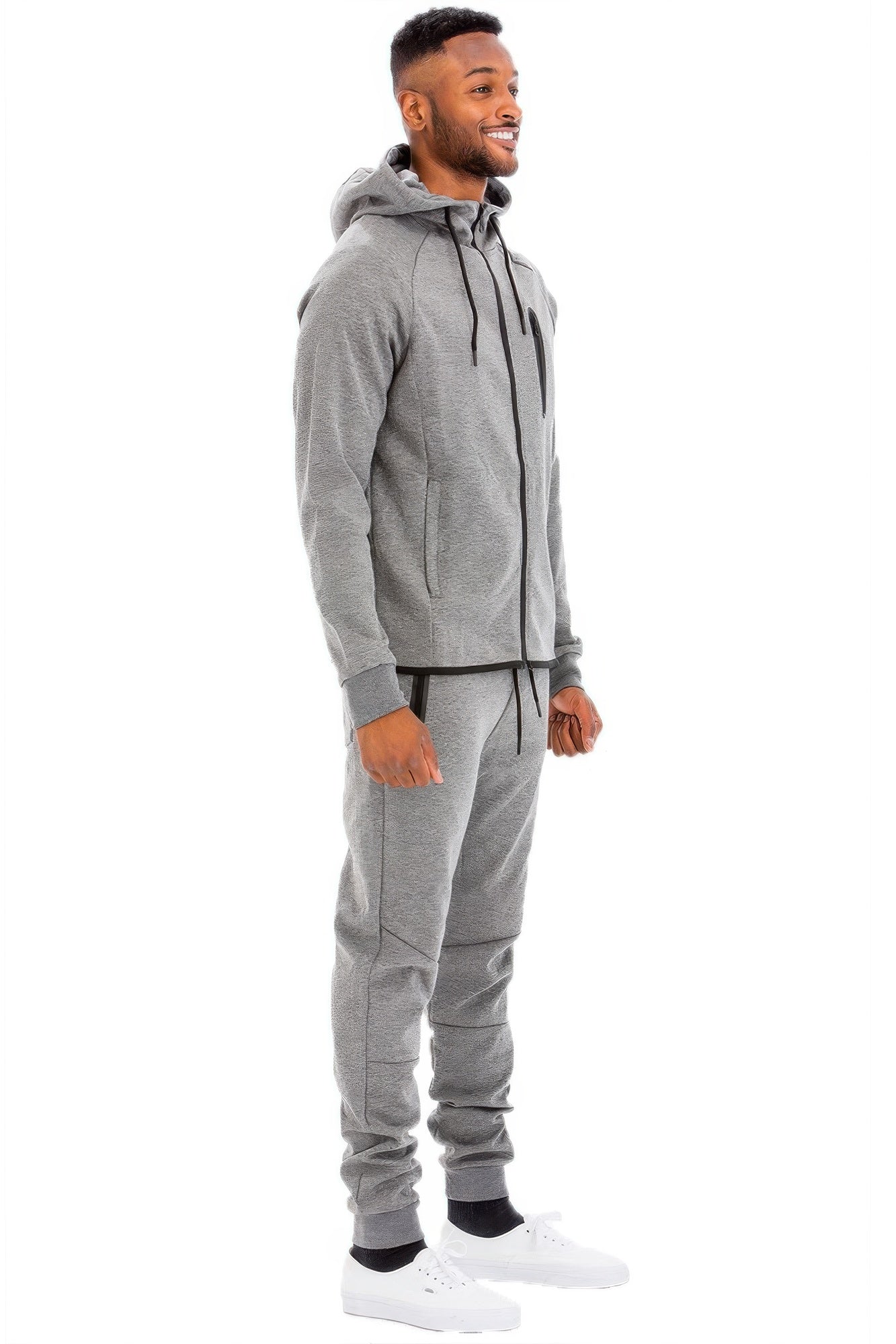 Men's Full Zip Sweat Pant Sweat Set