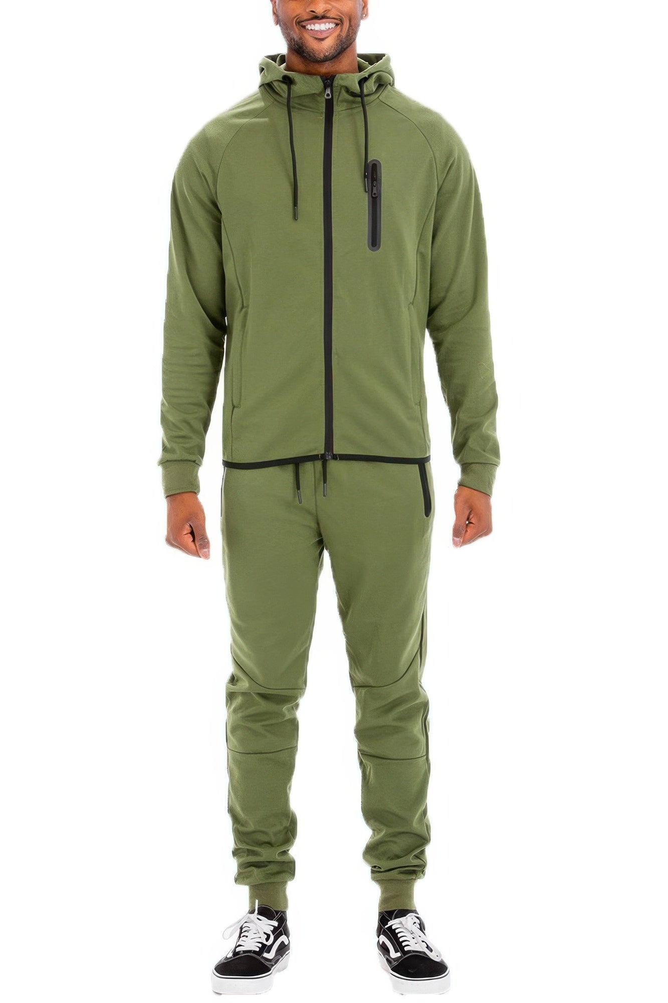 Men's Full Zip Sweat Pant Sweat Set